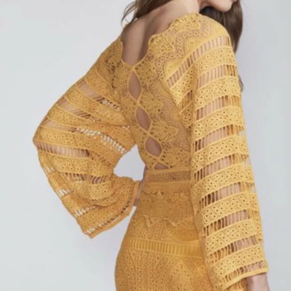 JENS PIRATE BOOTY ISABELLA CROCHET MINI DRESS S - Picture 3 of 12